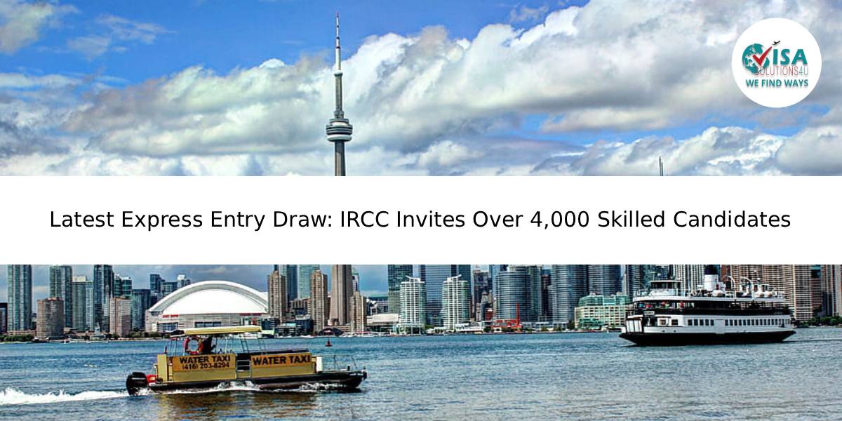 Latest Express Entry Draw: IRCC Invites Over 4,000 Skilled Candidates